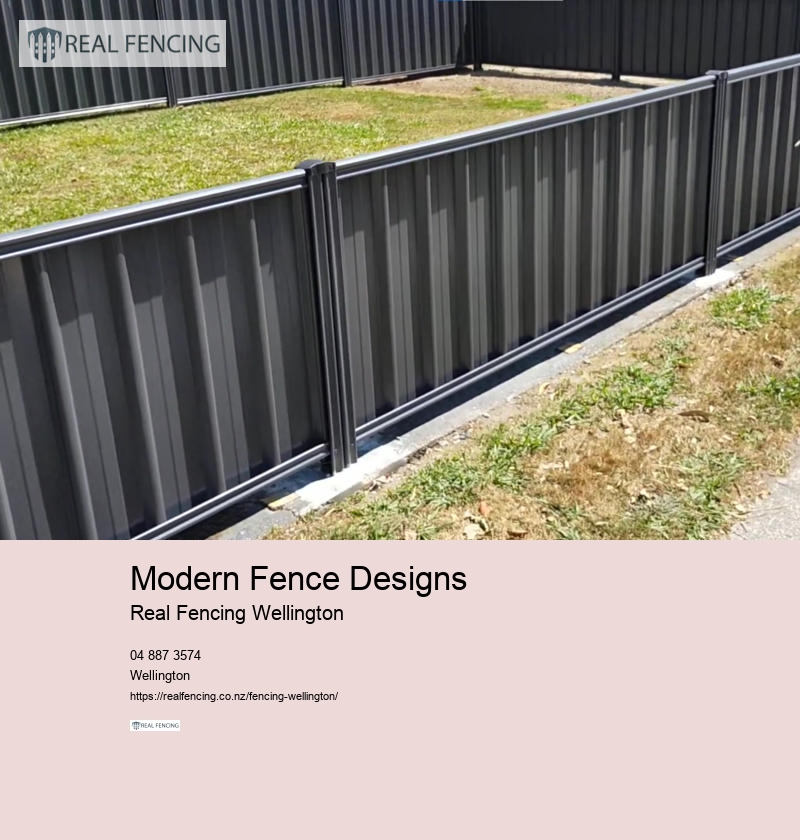 Modern Fence Designs