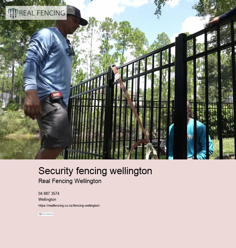 security fencing wellington