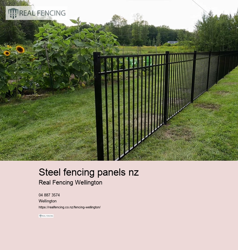 steel fencing panels nz