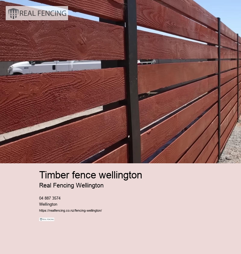 timber fence wellington