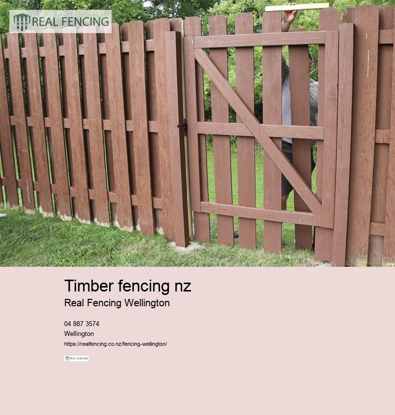 timber fencing nz