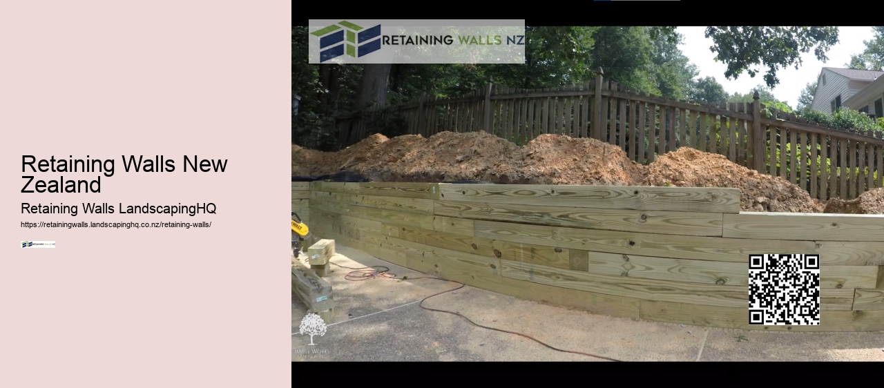 Pressure Treated Landscape Timber Retaining Wall