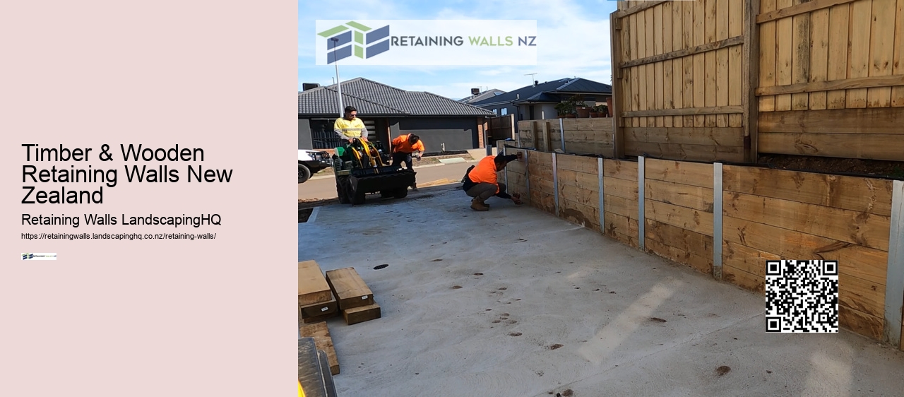 Timber & Wooden Retaining Walls New Zealand